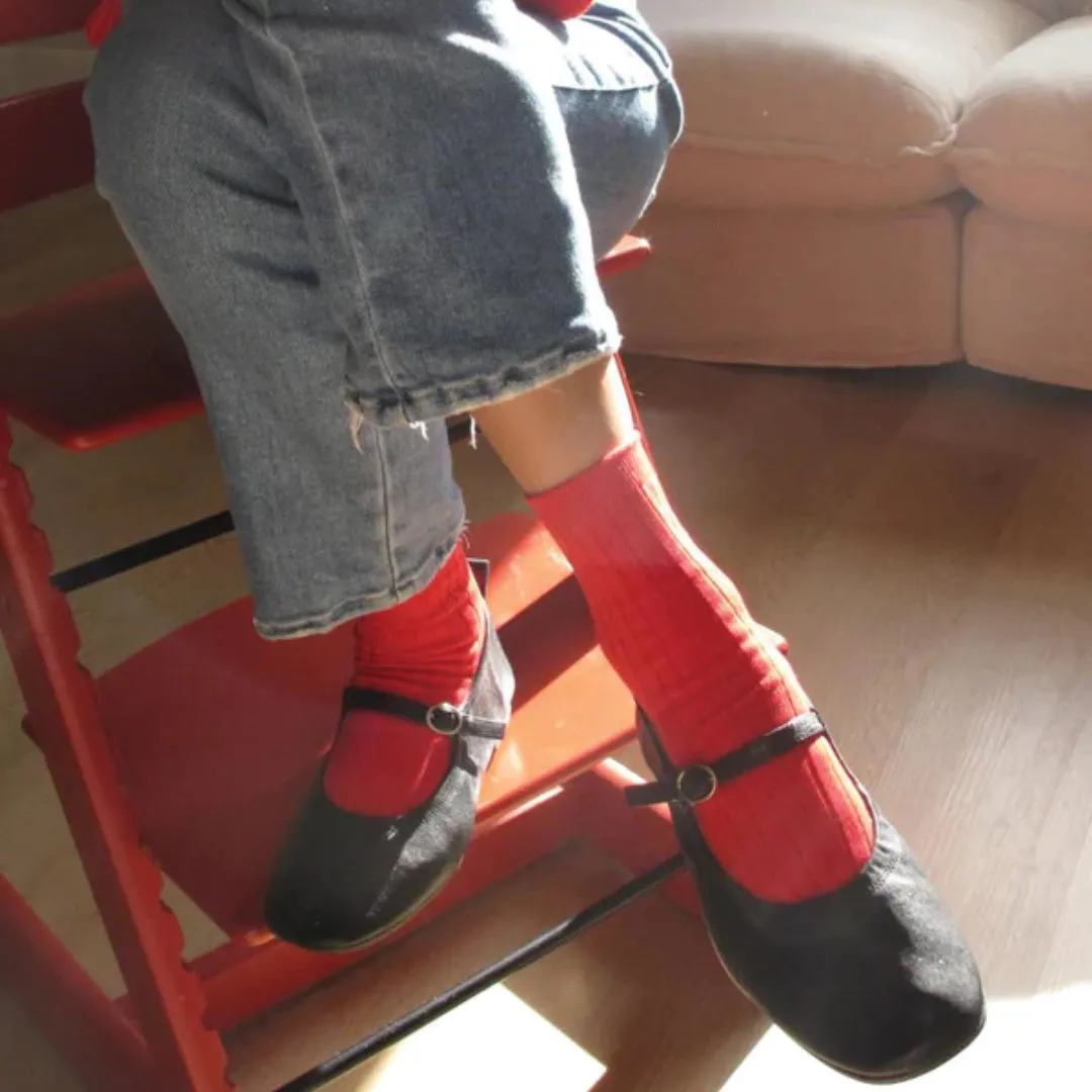 Her Socks (Classic Red)