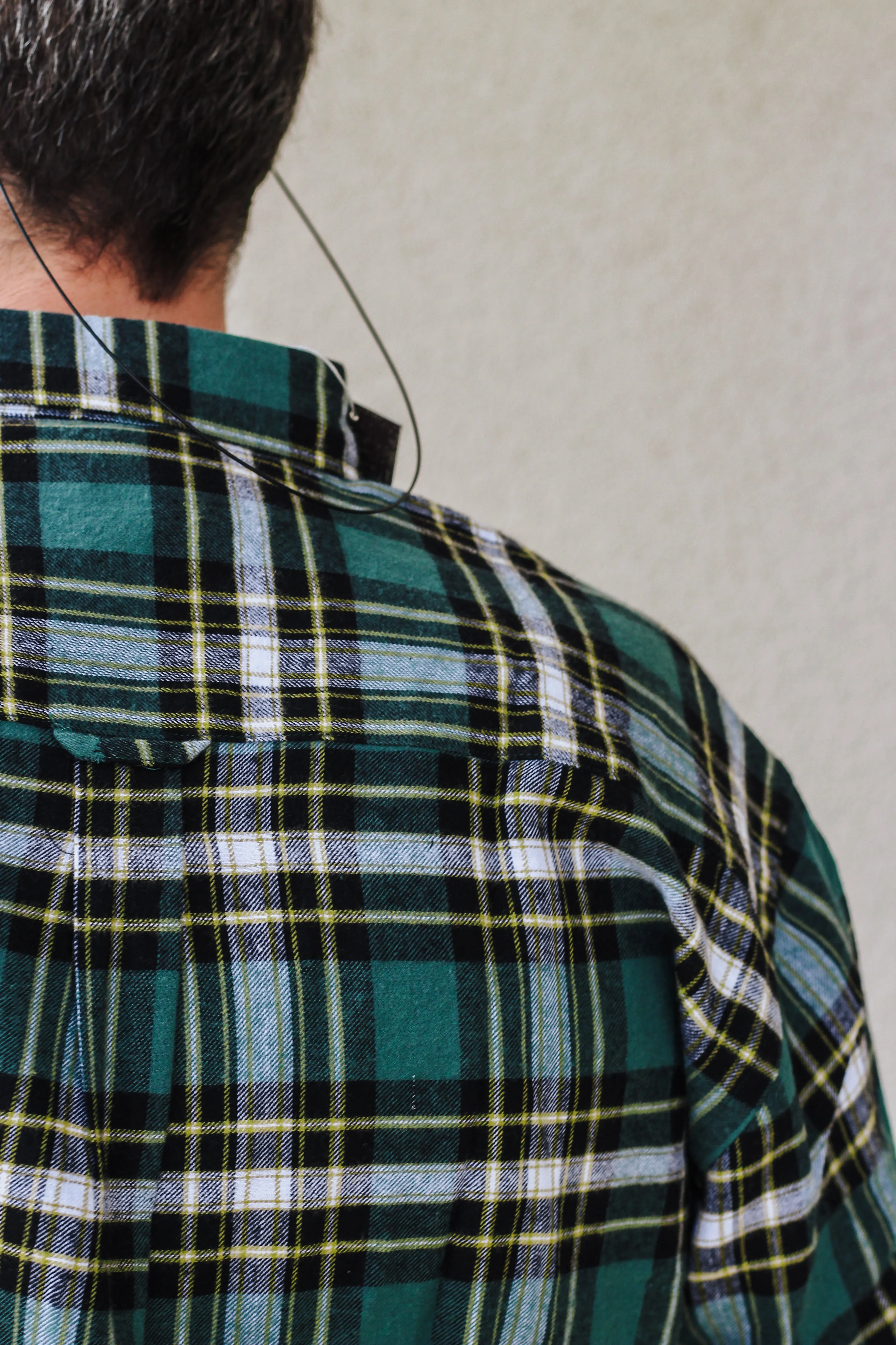 Hunter Green Mens Button Up Shirt