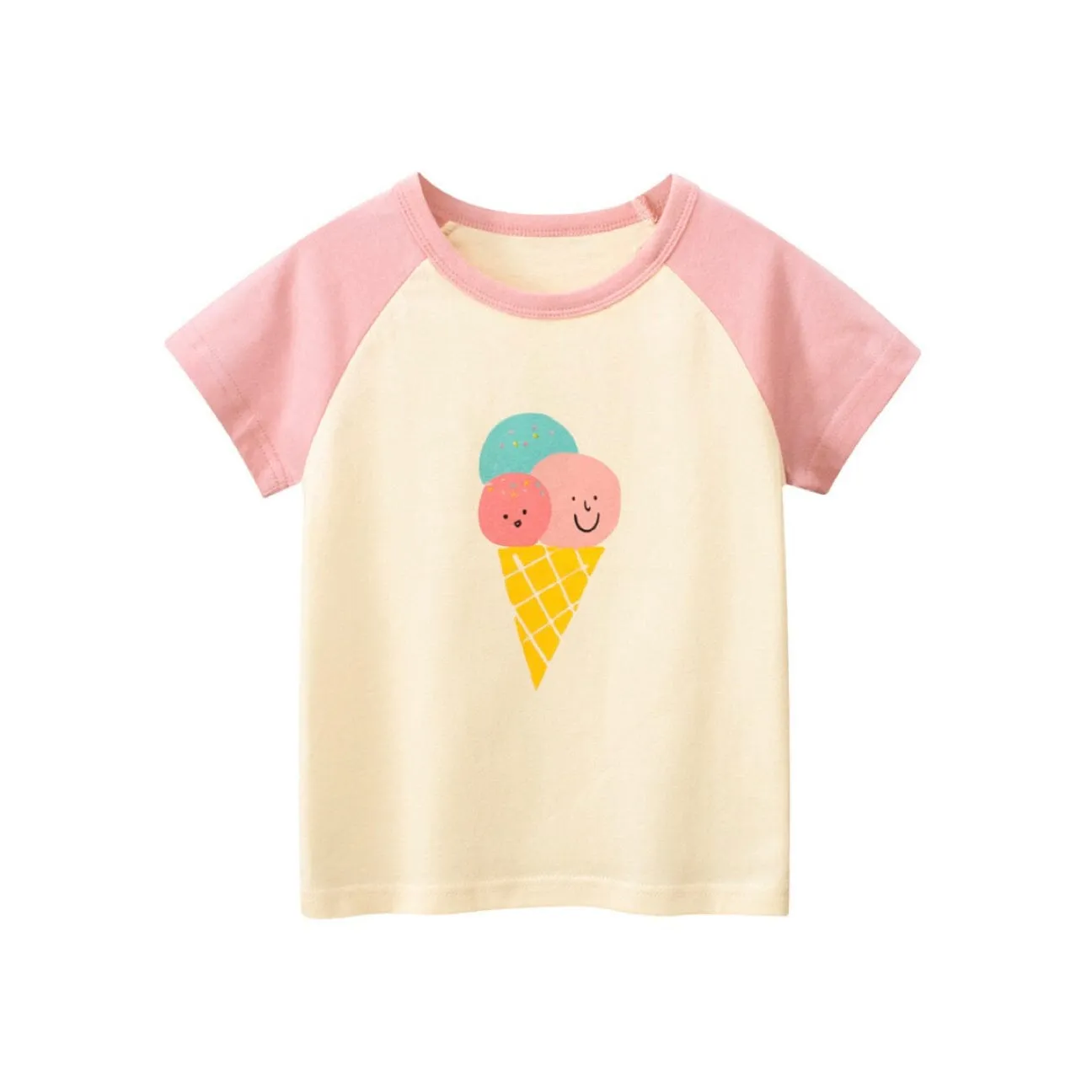 Ice Cream Cone Cartoon Summer Tee