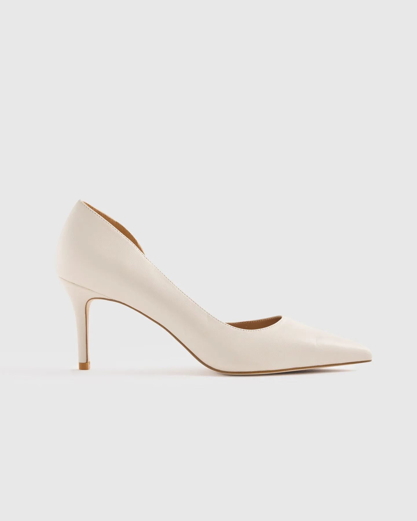 Italian Leather 75mm d'Orsay Pump