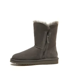 JAMIE - WOMEN'S CLASSIC SIDE ZIP UGG BOOT - GREY