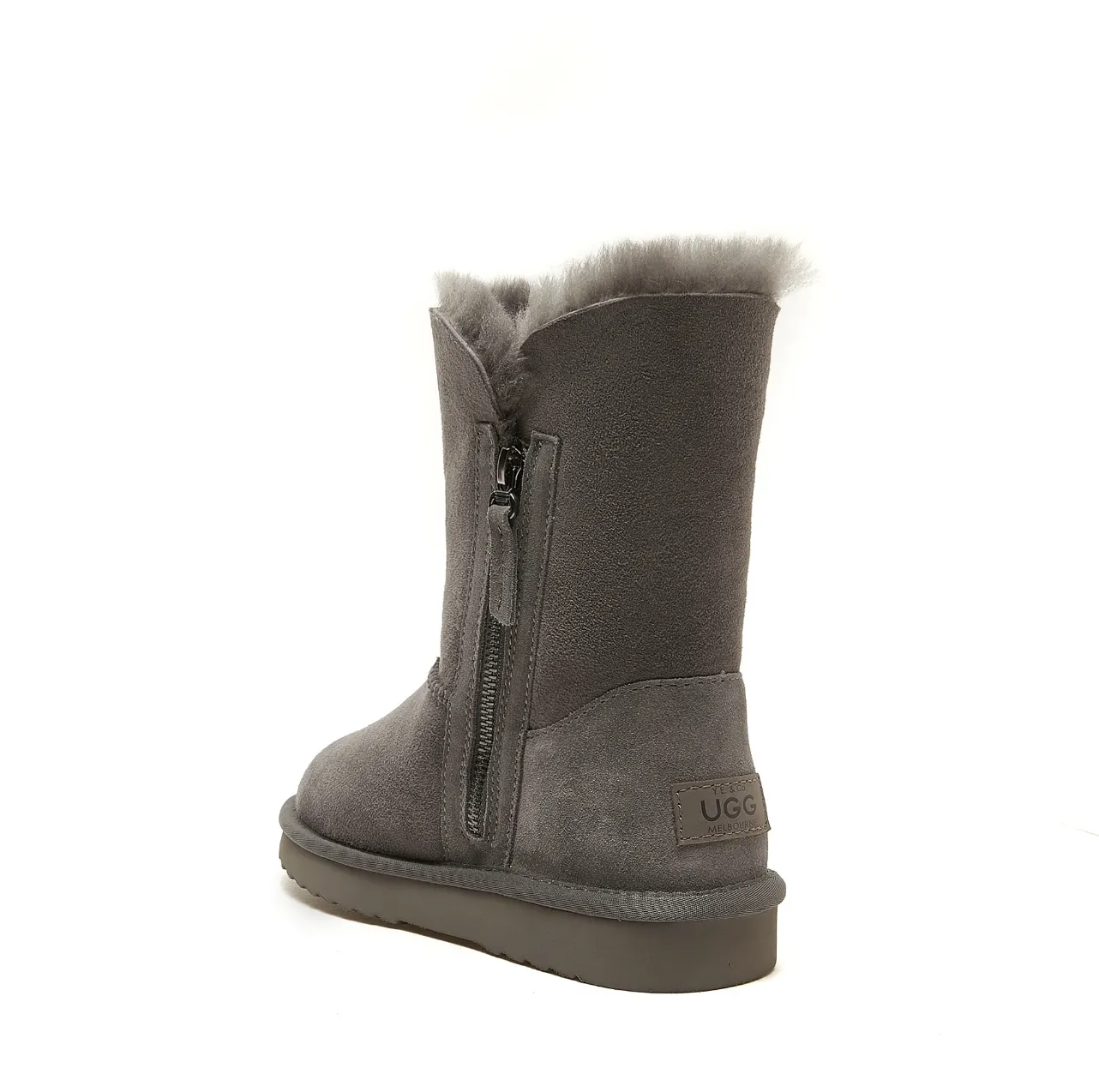 JAMIE - WOMEN'S CLASSIC SIDE ZIP UGG BOOT - GREY