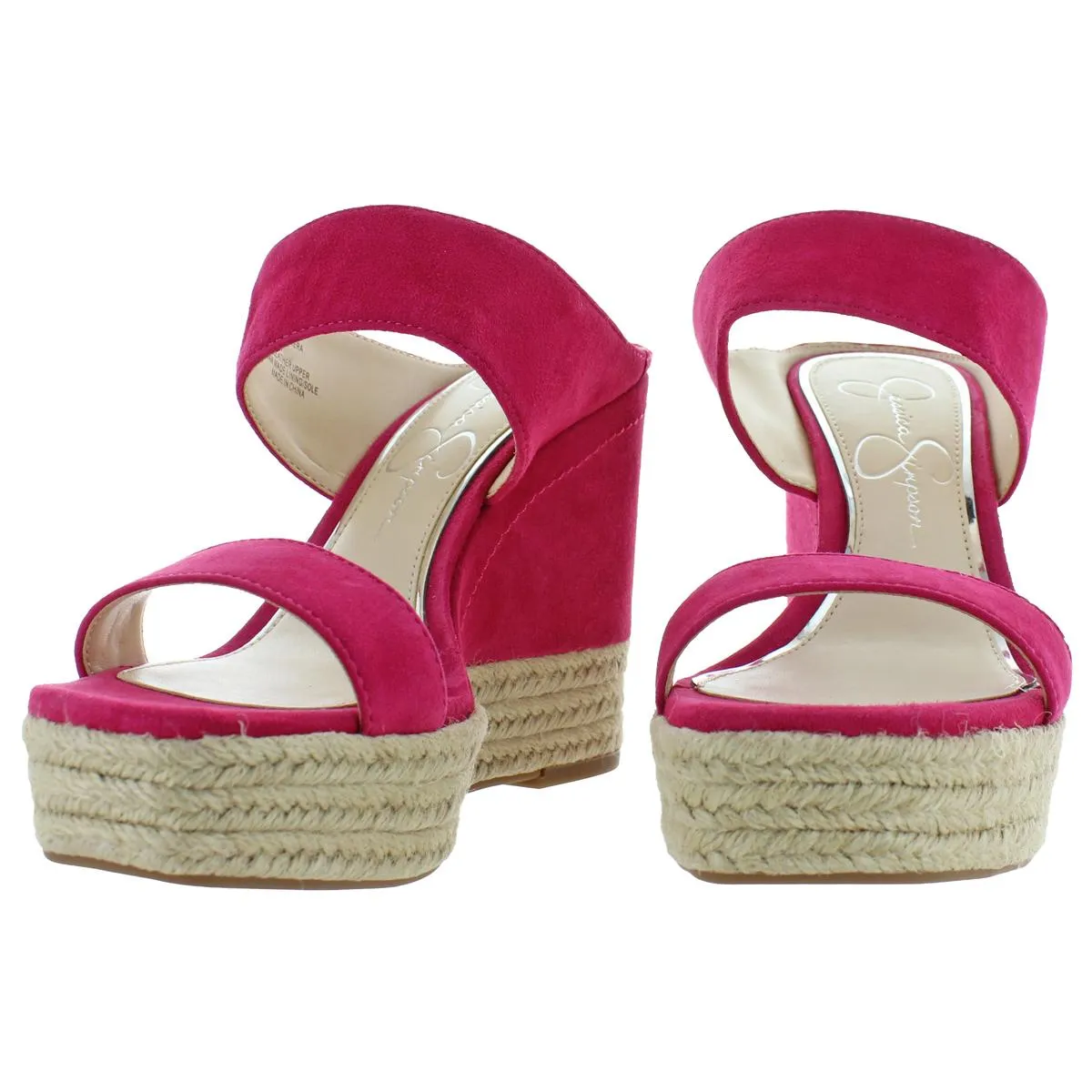 Jessica Simpson Women's Siera Dual Strap Wedge Platform Espadrille Sandals