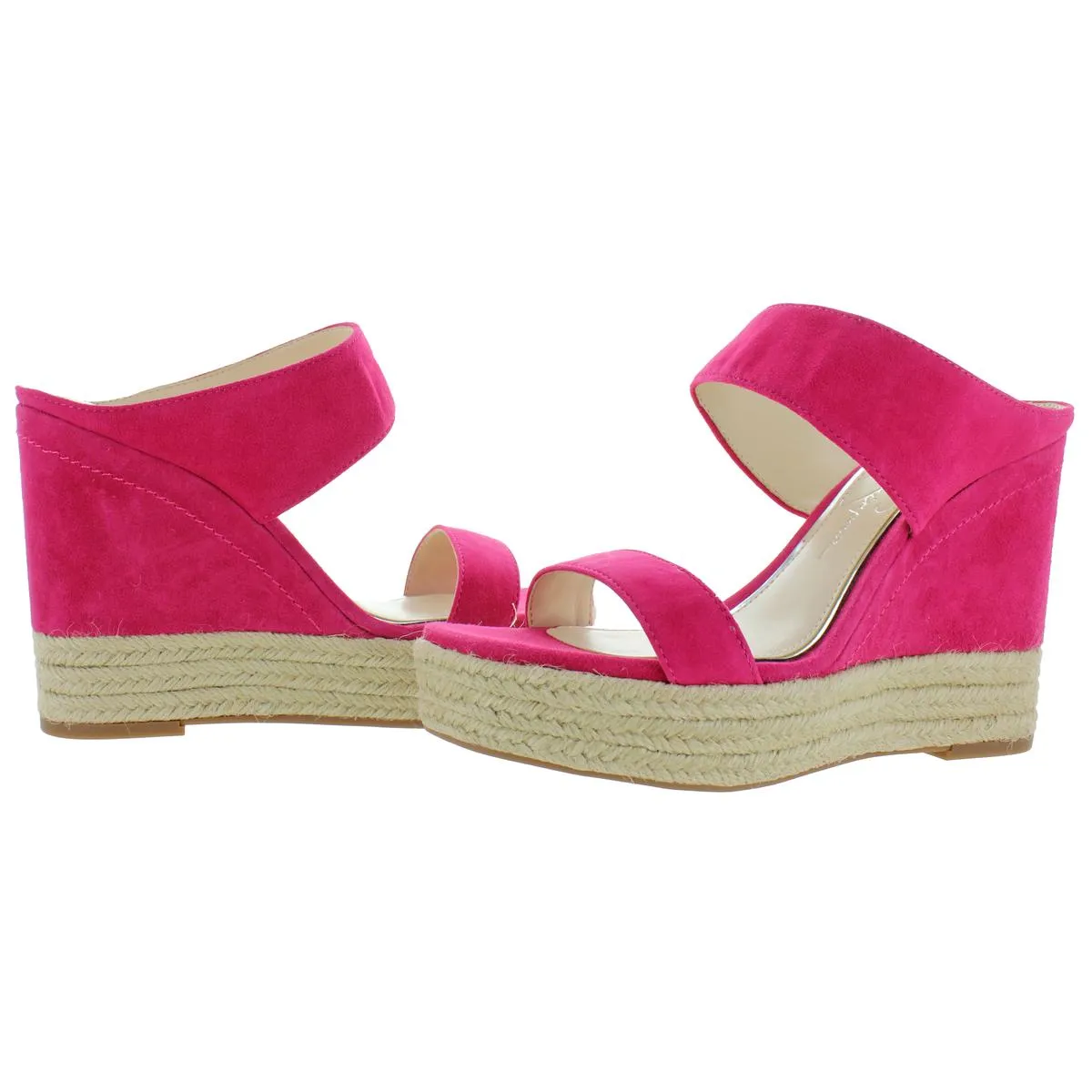 Jessica Simpson Women's Siera Dual Strap Wedge Platform Espadrille Sandals