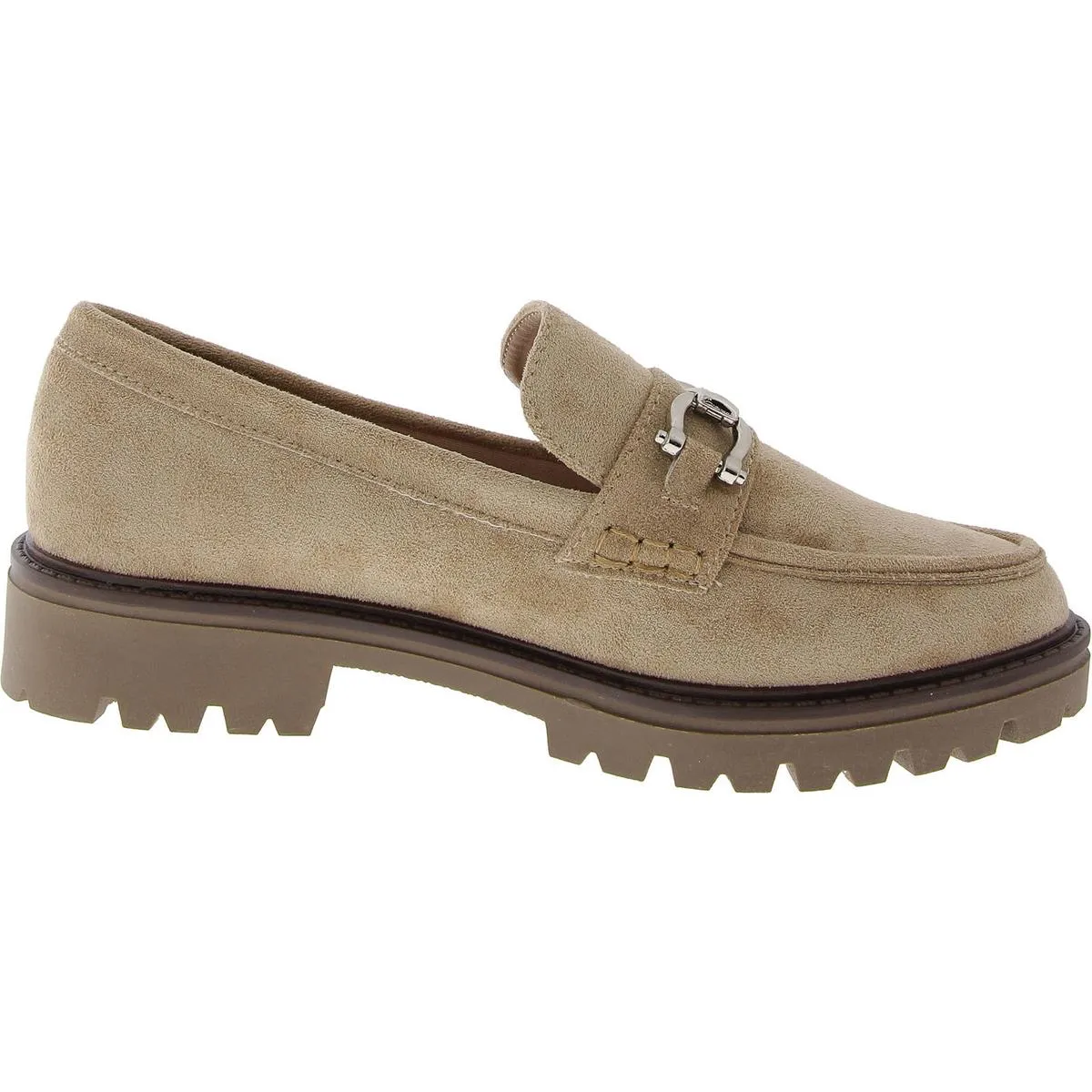 Journee Collection Womens Jessamey Faux Suede Embellished Loafers