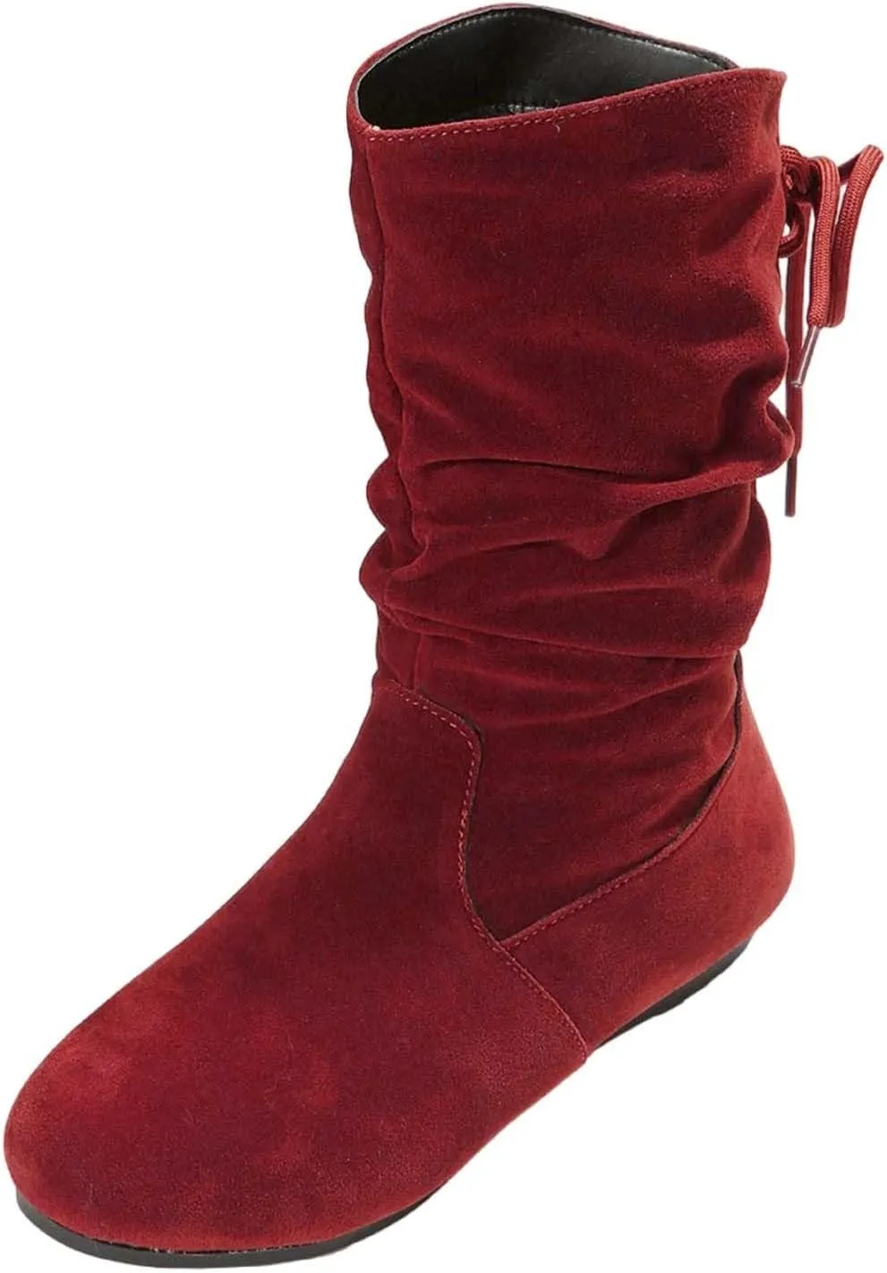 Knee High Boots for Women Mid Calf Boots for Women Non Slip Mid Calf Boots Winter Boots for Women Hiking Boots