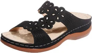 Ladmiple Sandals Women Beach Cute Fashion Orthotic Slides Athletic Slip On Orthopedic Slippers With Comfortable Arch Support