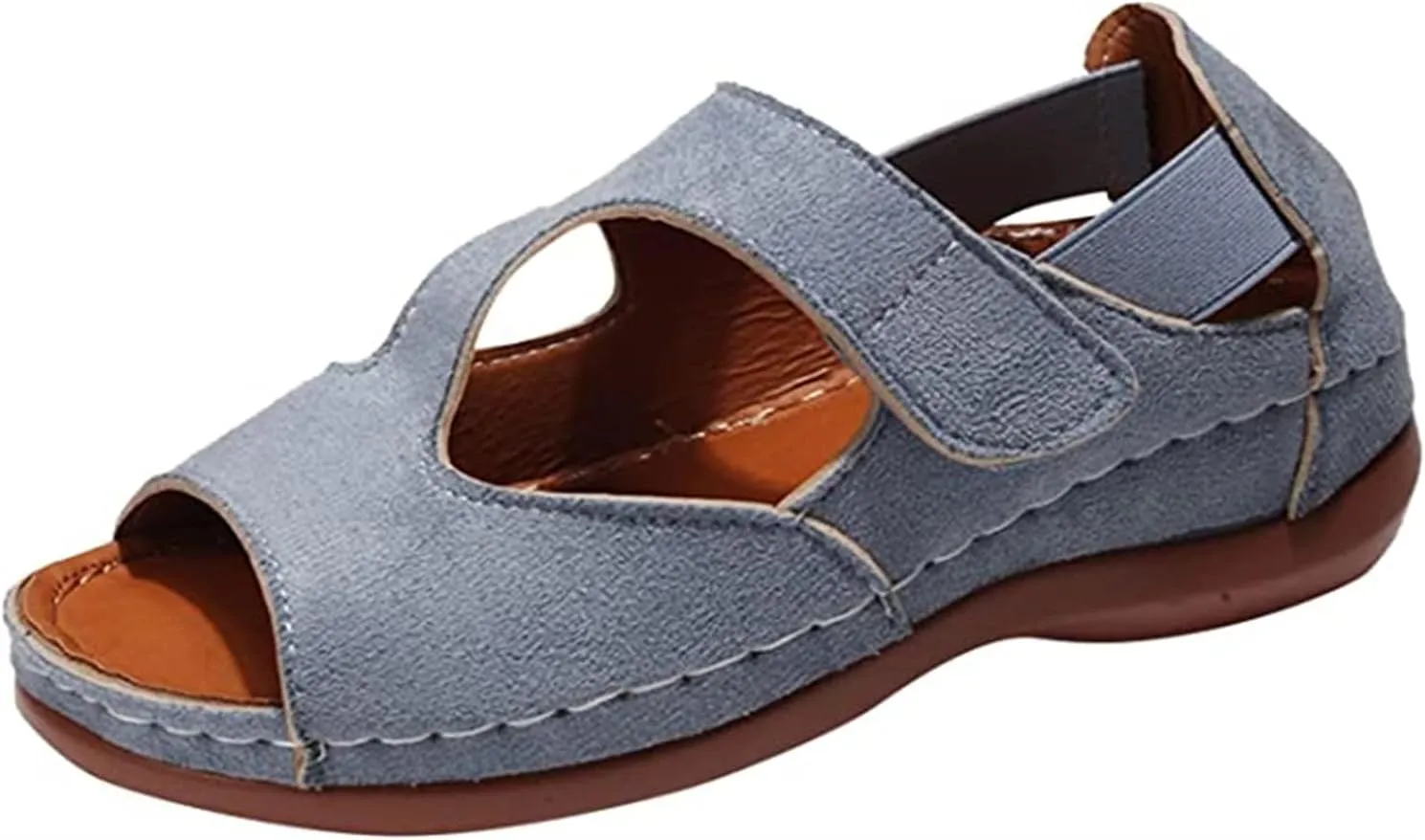 Ladmiple Sandals Women Fashion Wedges Orthopedic Sandals Comfort Dressy Casual Summer Orthotic Flip Flops With Arch Support