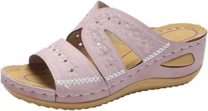 Ladmiple Womens Sandals With Arch Support Walking Orthopedic Flip Flops Dressy Summer Comfortable Orthotic Slides 2024