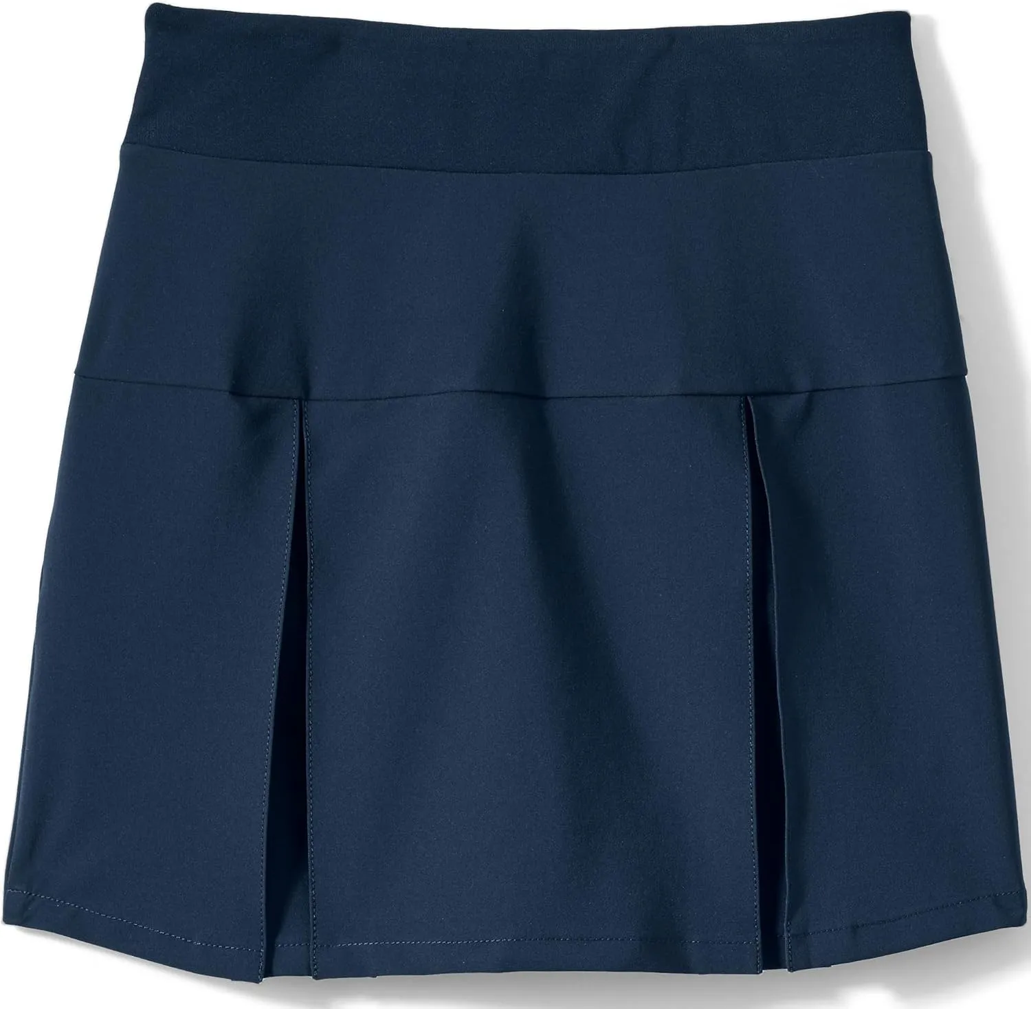 Lands' End School Uniform Girls Performance Pleated Skort Above The Knee