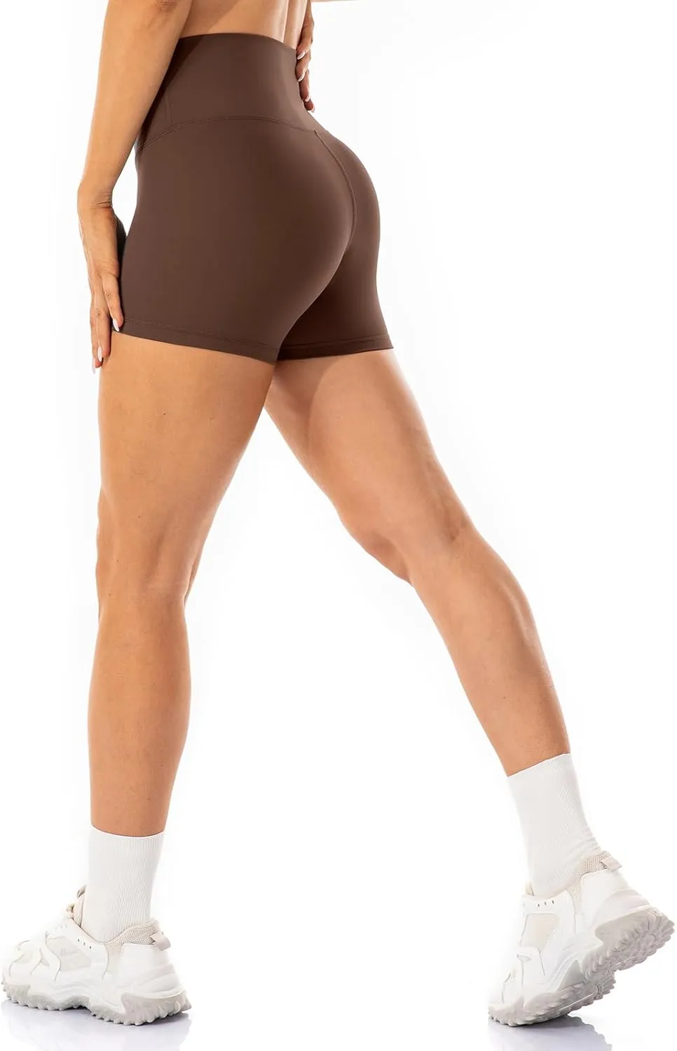Lavento Women's All Day Soft Biker Shorts 3"/ 5"/ 7" - High Waisted Workout Gym Running Yoga Short