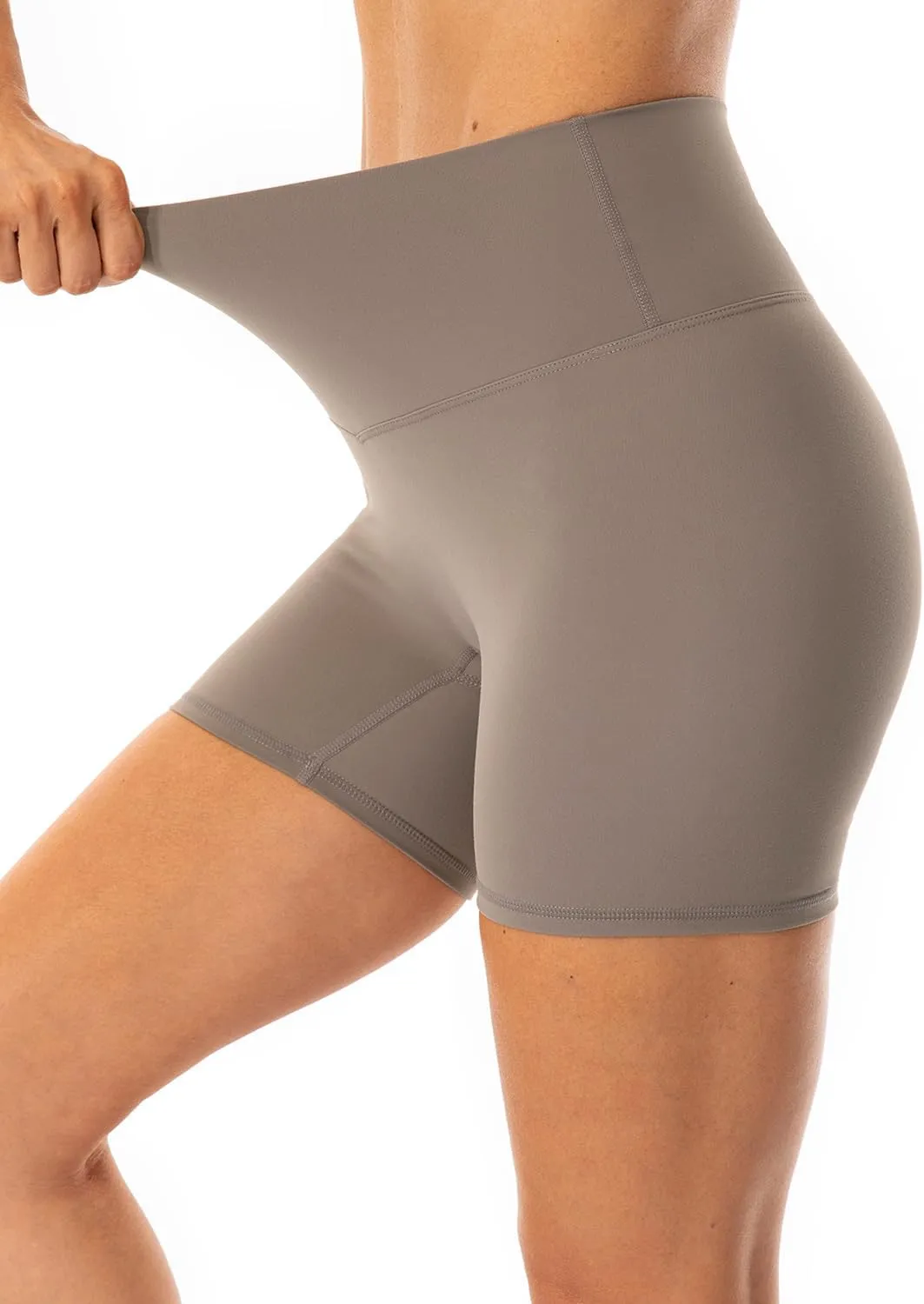 Lavento Women's All Day Soft Biker Shorts 3"/ 5"/ 7" - High Waisted Workout Gym Running Yoga Short