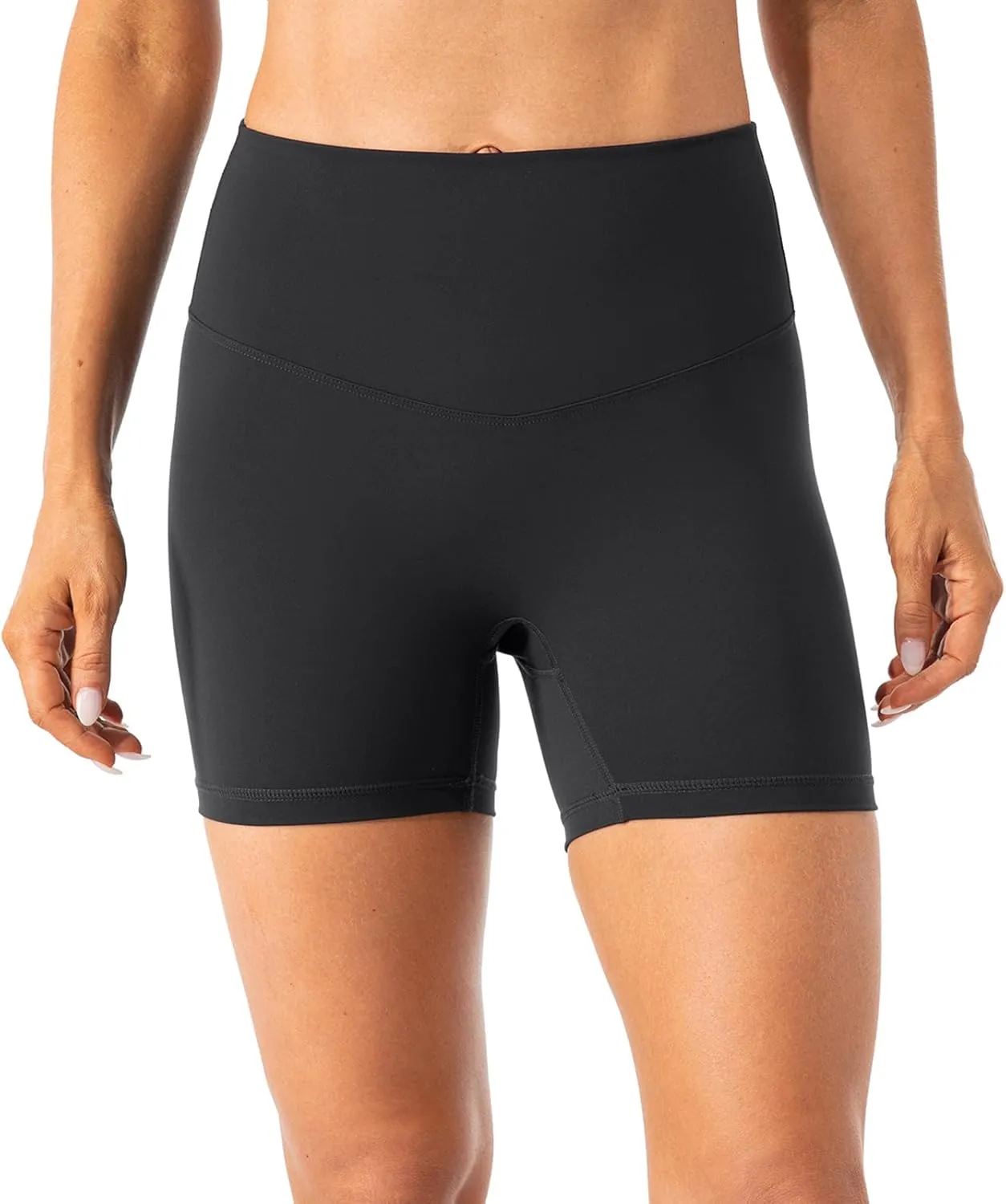 Lavento Women's All Day Soft Biker Shorts 3"/ 5"/ 7" - High Waisted Workout Gym Running Yoga Short
