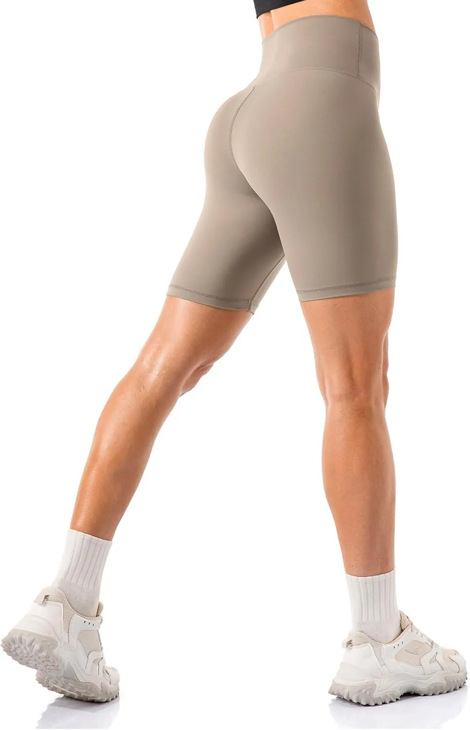 Lavento Women's All Day Soft Biker Shorts 3"/ 5"/ 7" - High Waisted Workout Gym Running Yoga Short