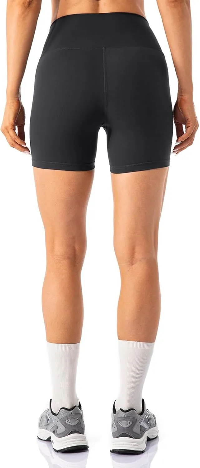 Lavento Women's All Day Soft Biker Shorts 3"/ 5"/ 7" - High Waisted Workout Gym Running Yoga Short