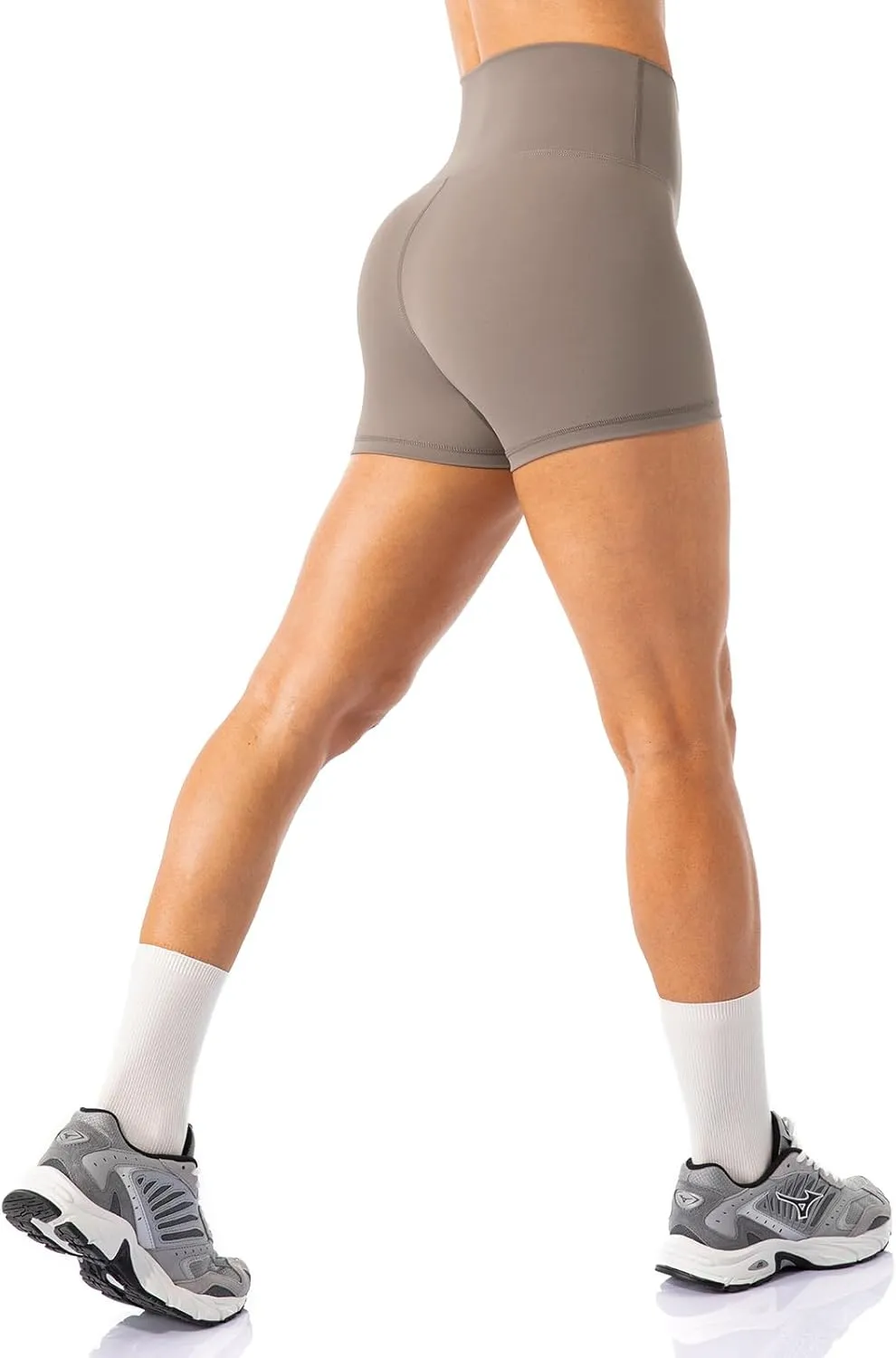 Lavento Women's All Day Soft Biker Shorts 3"/ 5"/ 7" - High Waisted Workout Gym Running Yoga Short