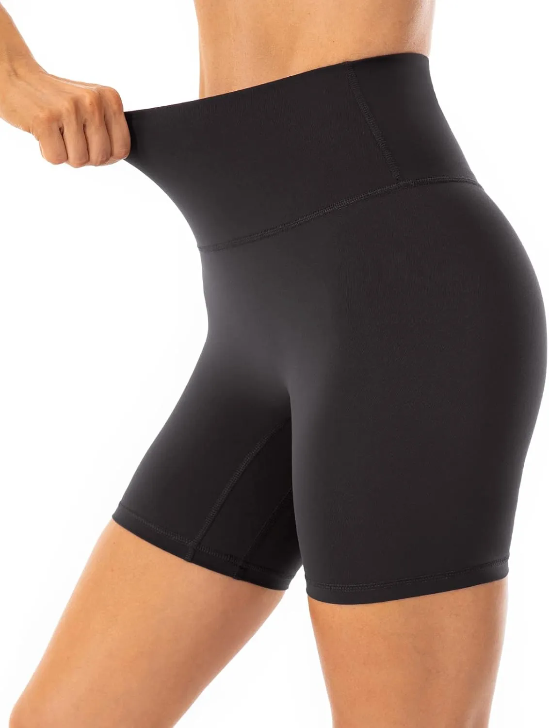 Lavento Women's All Day Soft Yoga Shorts 4"/ 6" - Workout Gym Running Active Biker Short for Woman