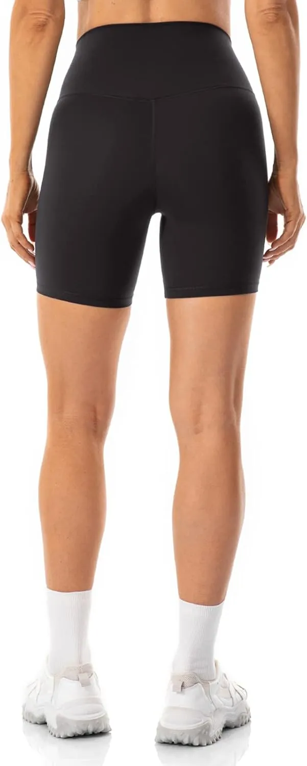 Lavento Women's All Day Soft Yoga Shorts 4"/ 6" - Workout Gym Running Active Biker Short for Woman