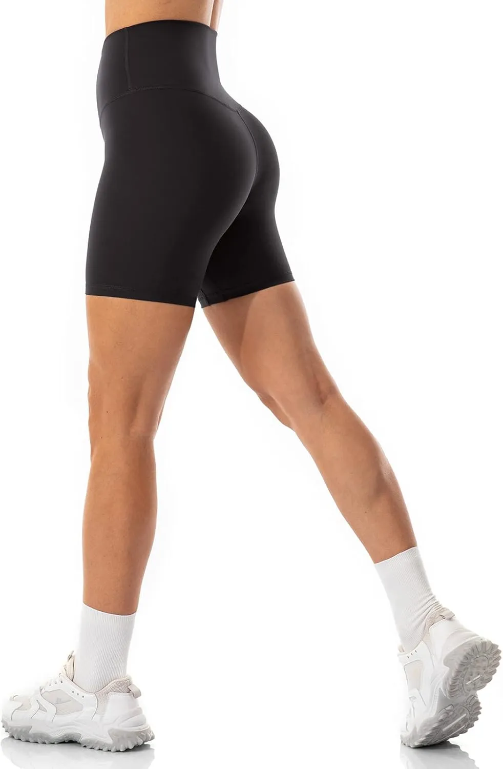 Lavento Women's All Day Soft Yoga Shorts 4"/ 6" - Workout Gym Running Active Biker Short for Woman