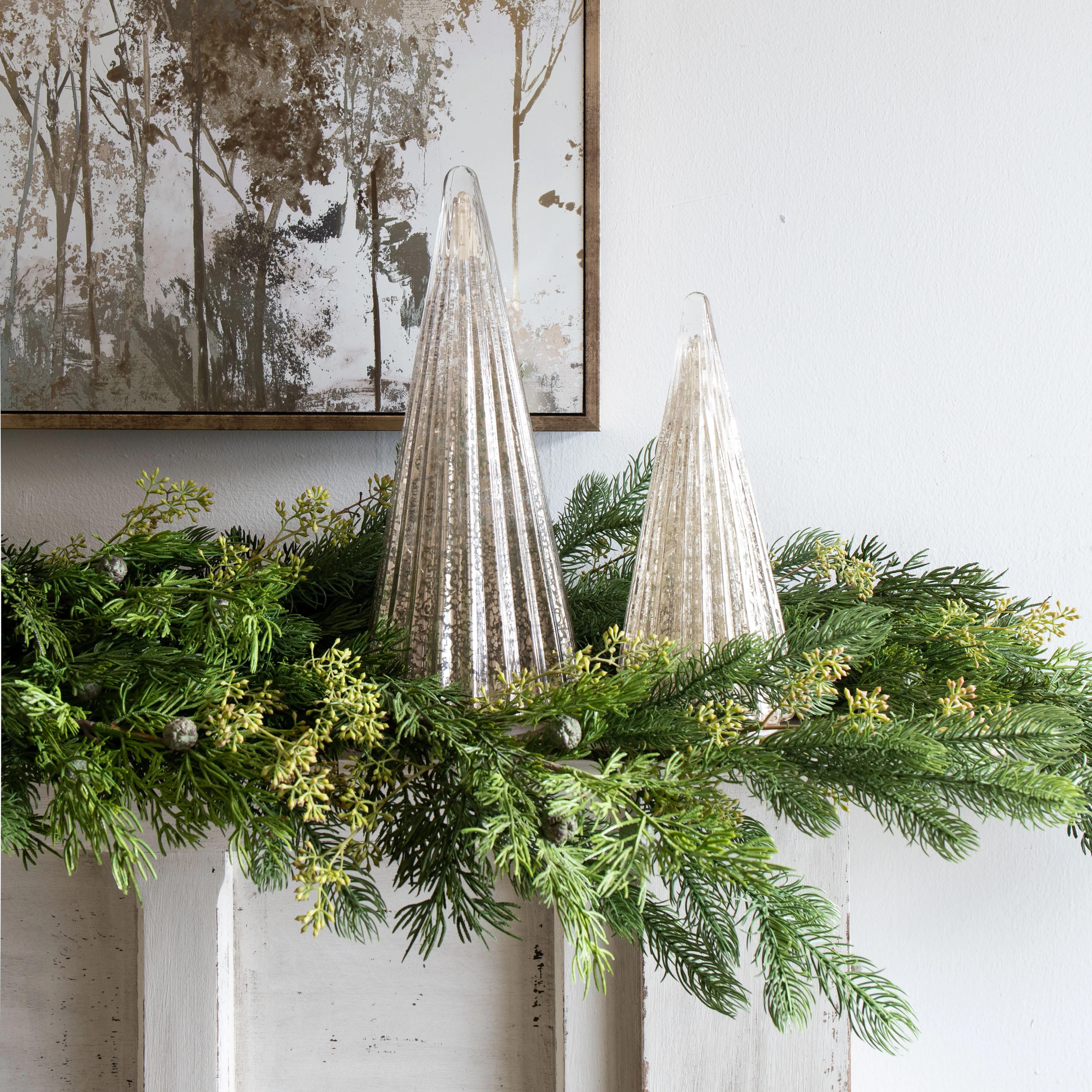 Light Up Glass Tree - 2 Sizes