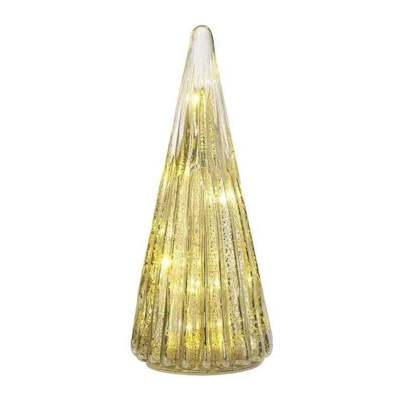 Light Up Glass Tree - 2 Sizes