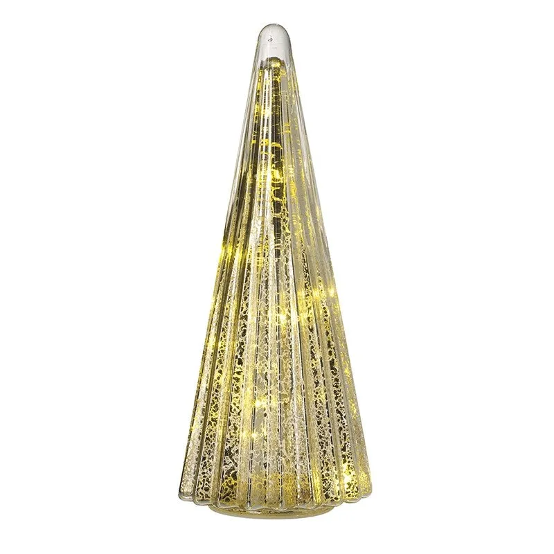 Light Up Glass Tree - 2 Sizes
