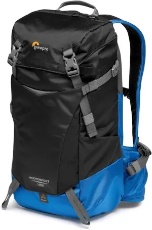 Lowepro PhotoSport BP 15L AW III, Hiking Camera Backpack with Side Access, Removable Camera Insert and Accessory Strap System, Blue and Black, for Mirrorless, Compatible with Sony