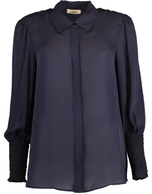 Lucin Smoked Cuff Blouse