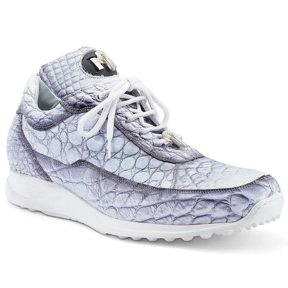 Mauri 8900/2 Alligator/ Nappa White Dirty Black