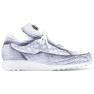 Mauri 8900/2 Alligator/ Nappa White Dirty Black
