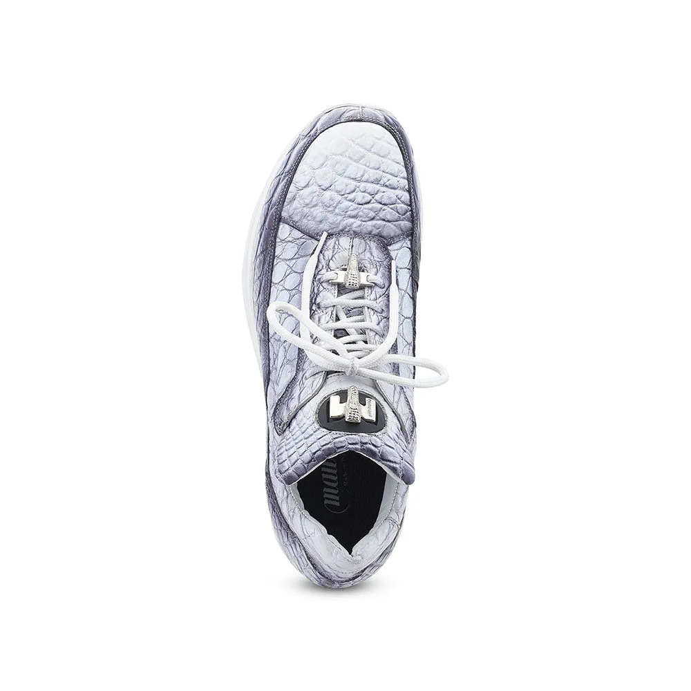Mauri 8900/2 Alligator/ Nappa White Dirty Black