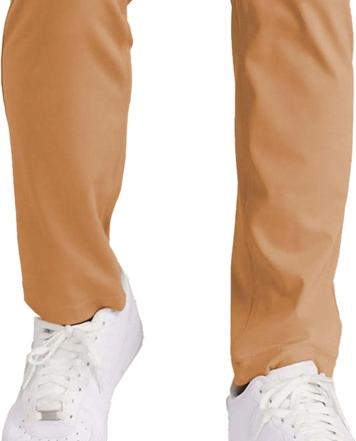 Men's All Day Comfy Golf Pants Slim Fit Easy Casual Trousers Trendy Lightweight Stretch Work Slack