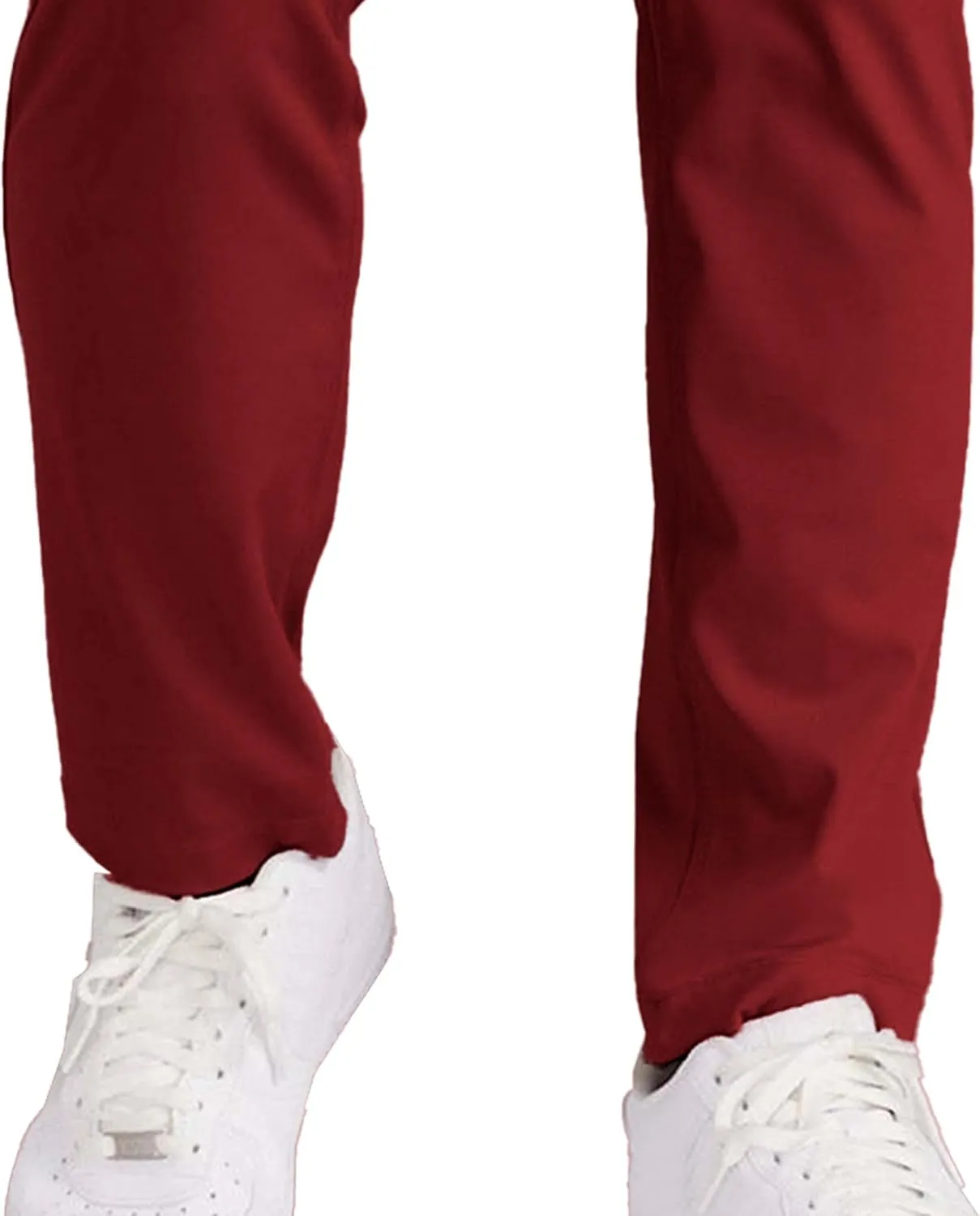 Men's All Day Comfy Golf Pants Slim Fit Easy Casual Trousers Trendy Lightweight Stretch Work Slack