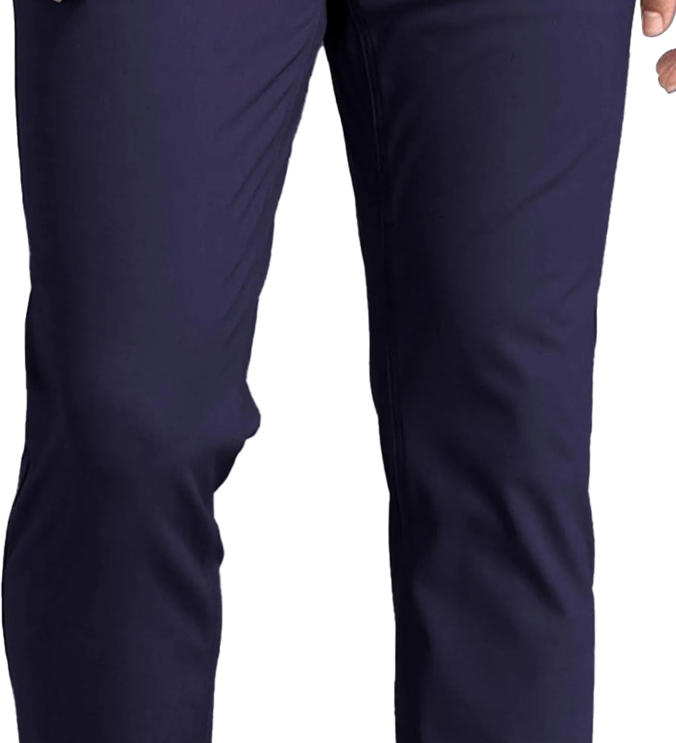 Men's All Day Comfy Golf Pants Slim Fit Easy Casual Trousers Trendy Lightweight Stretch Work Slack