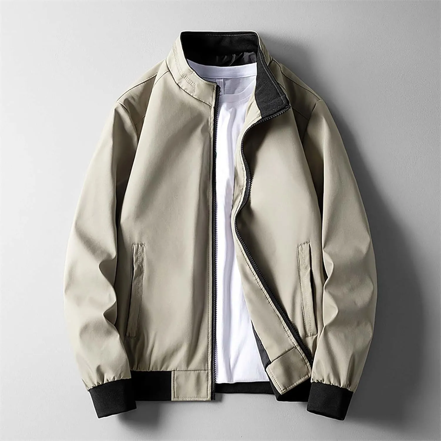 Mens Flannel Shirts All Casual Baseball Jacket Mens Jackets Black Sweatshirt Men Rain Mens Jackets Casual Stylish