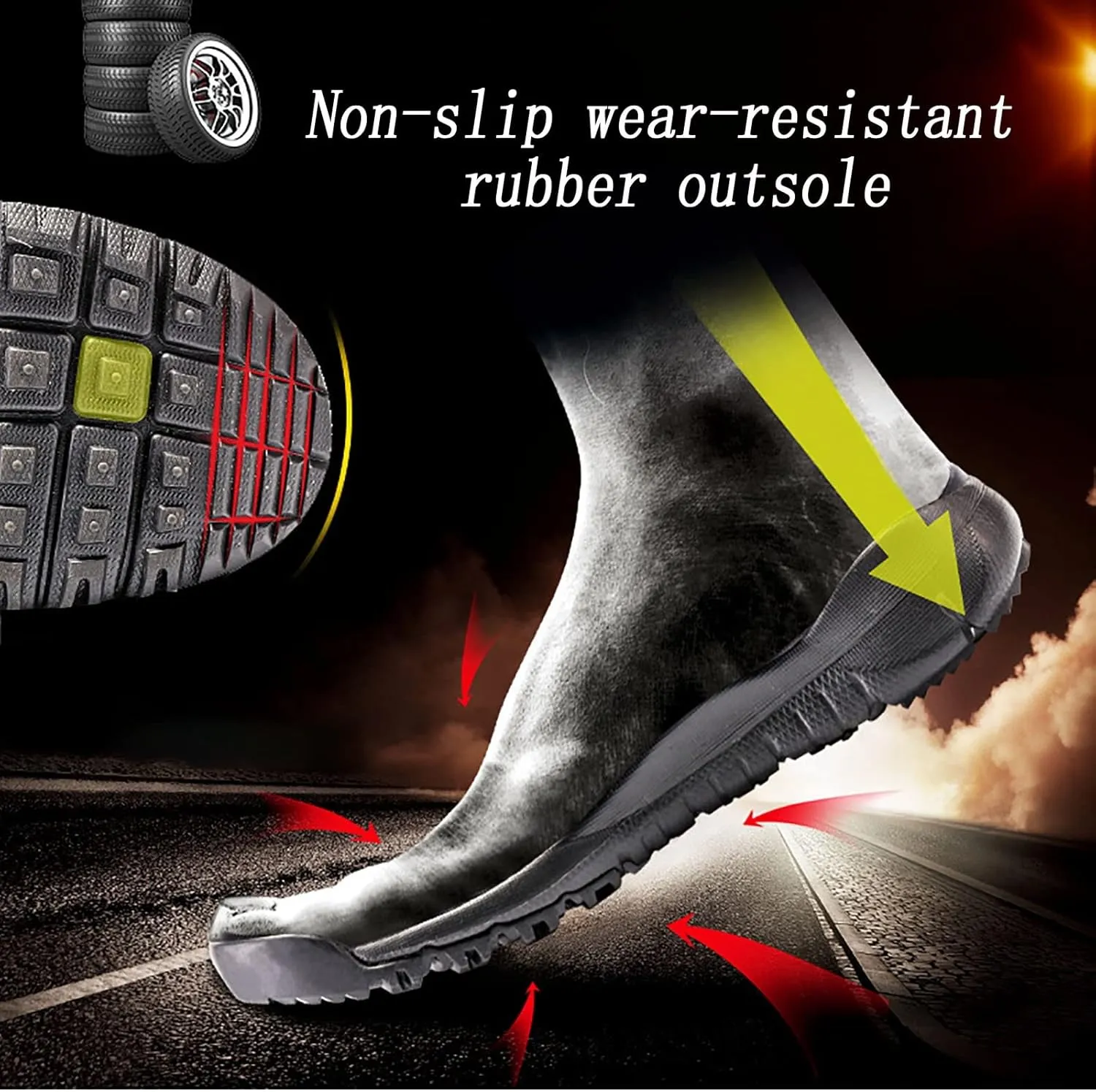 Men's Light High-top Combat Shoes, Comfort Durable Odor-proof Non-slip Breathable Tactical Boots, Outdoor Lace-up Sports Rubber Sole Hiking Shoes