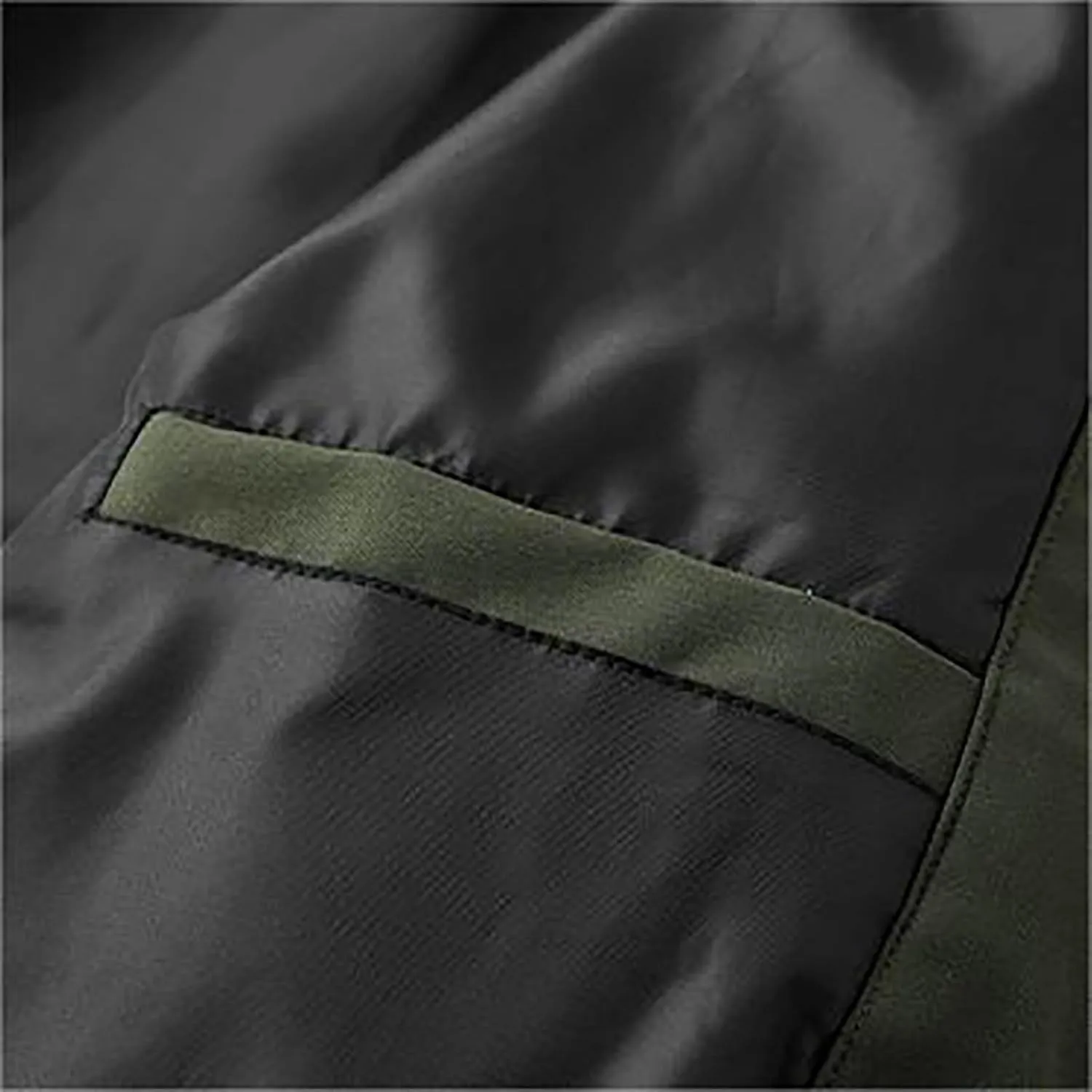 Men's Long Trench Windbreaker Coat Double Breasted Lapel Windproof Overcoat With Belt
