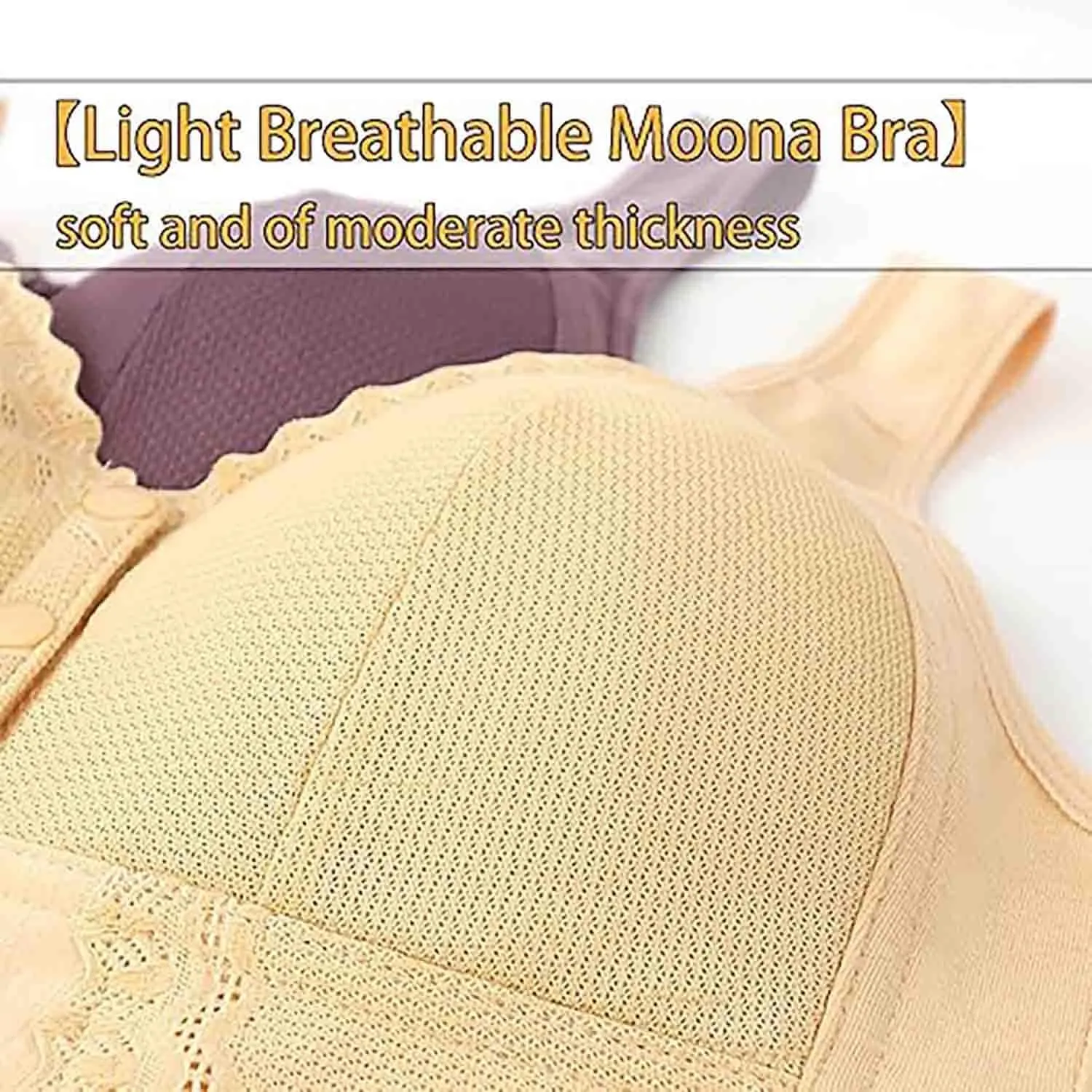 Moona Bra - Front Closure Breathable Bra for Seniors