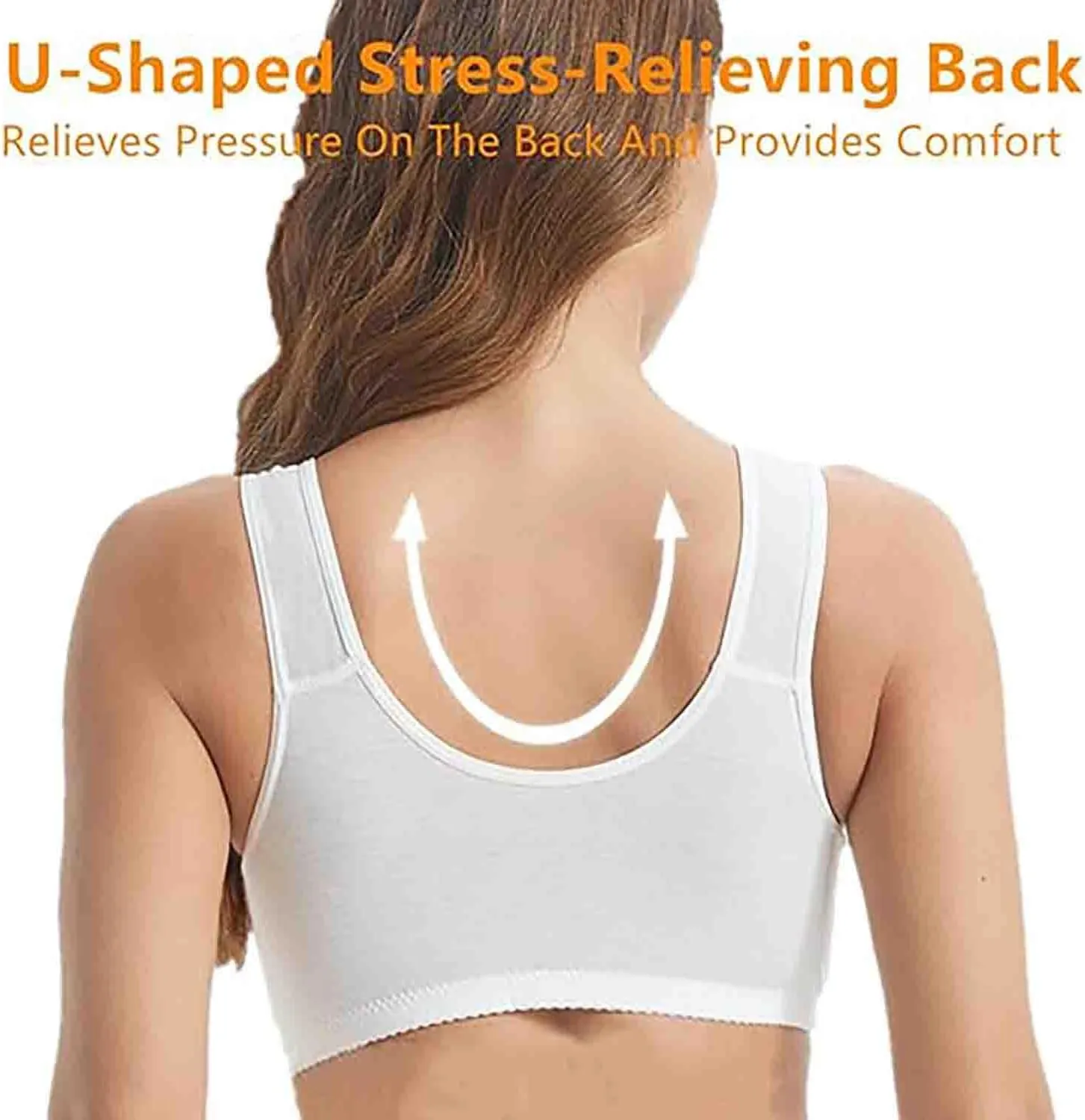 Moona Bra - Front Closure Breathable Bra for Seniors