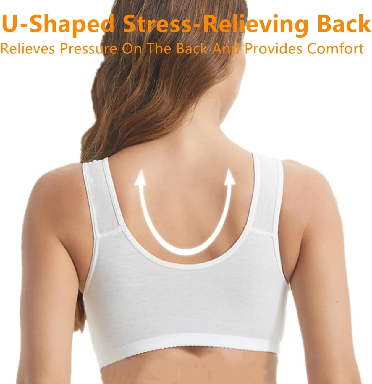 Moona Bra - Front Closure Breathable Bra for Seniors