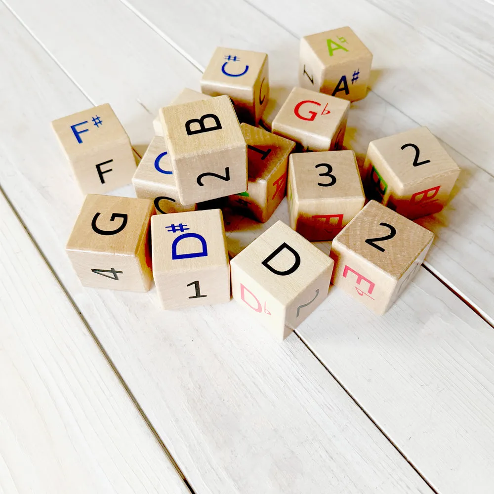 Musical Alphabet Wooden Blocks