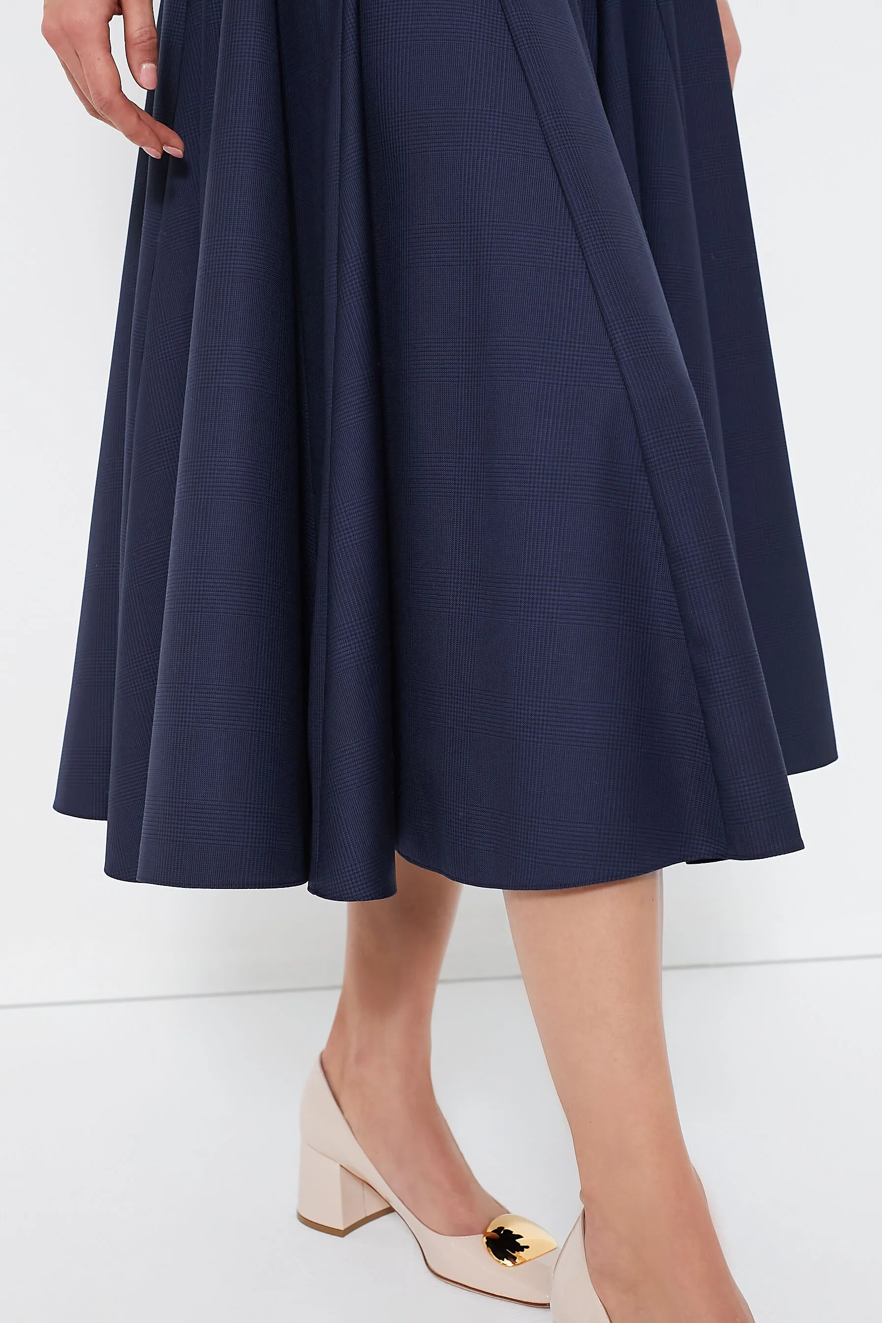 Navy and Black Marione Prince of Wales Dress