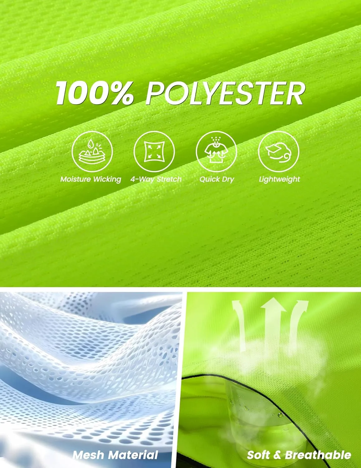 Nepest Cycling Jersey Men Short Sleeve Bike Shirts with 4 Rear Pockets Moisture Wicking Half Zip Road & Mountain Biking