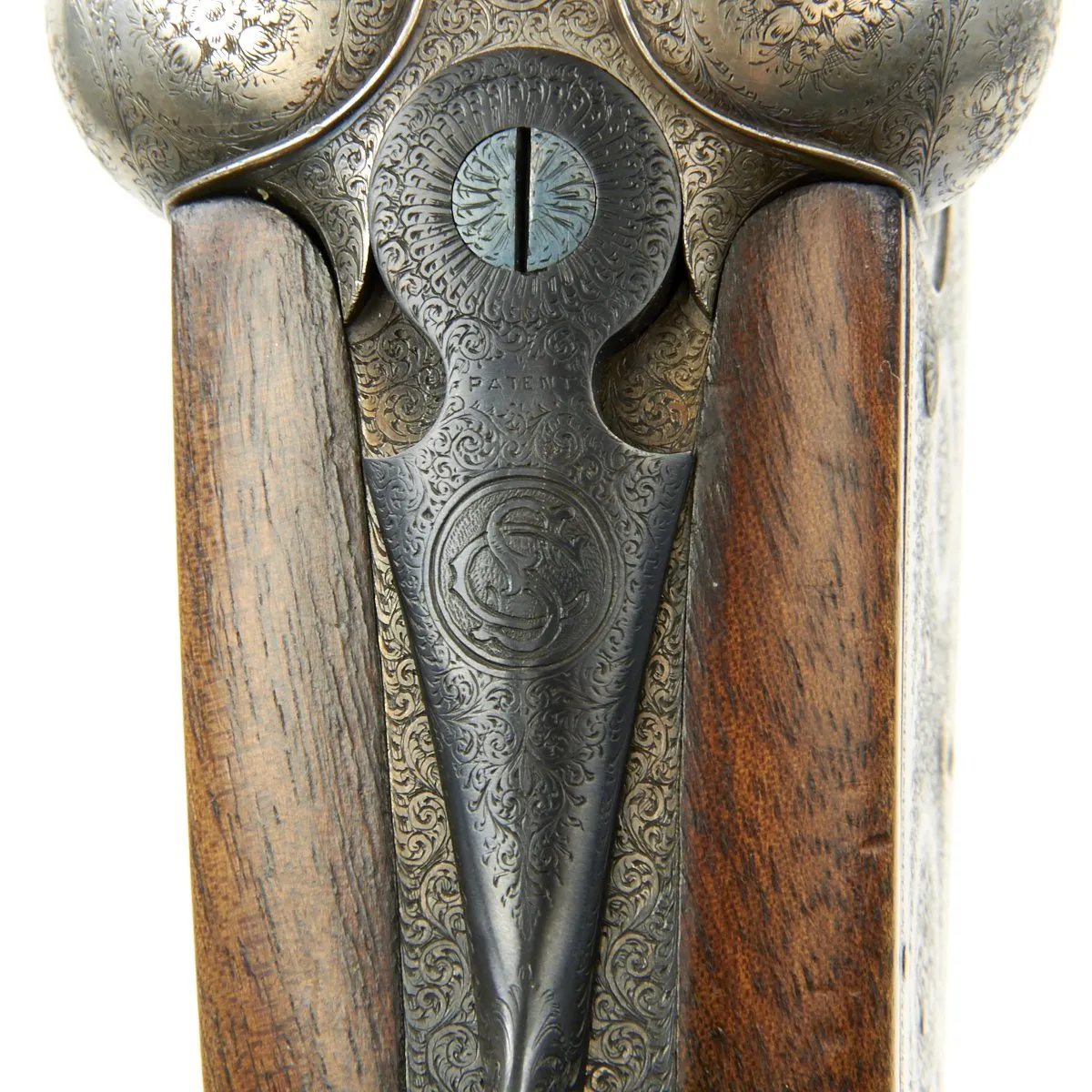 Original English 1893 James Purdey Best Side by Side Sidelock Ejector Game Gun with Original Case Named to Charles Steele