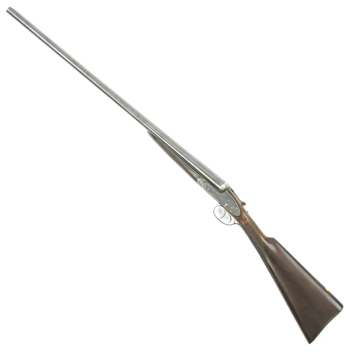 Original English 1893 James Purdey Best Side by Side Sidelock Ejector Game Gun with Original Case Named to Charles Steele