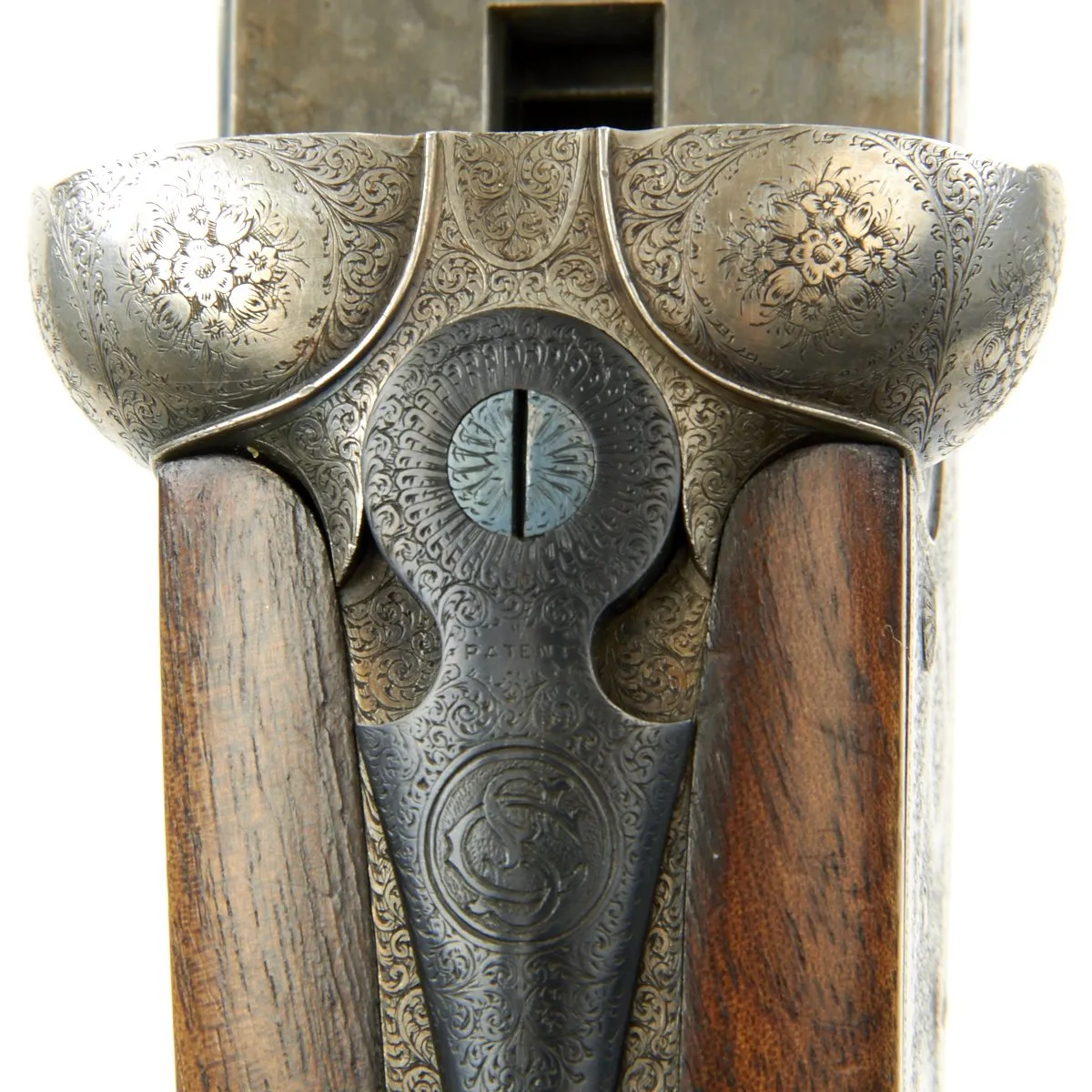 Original English 1893 James Purdey Best Side by Side Sidelock Ejector Game Gun with Original Case Named to Charles Steele