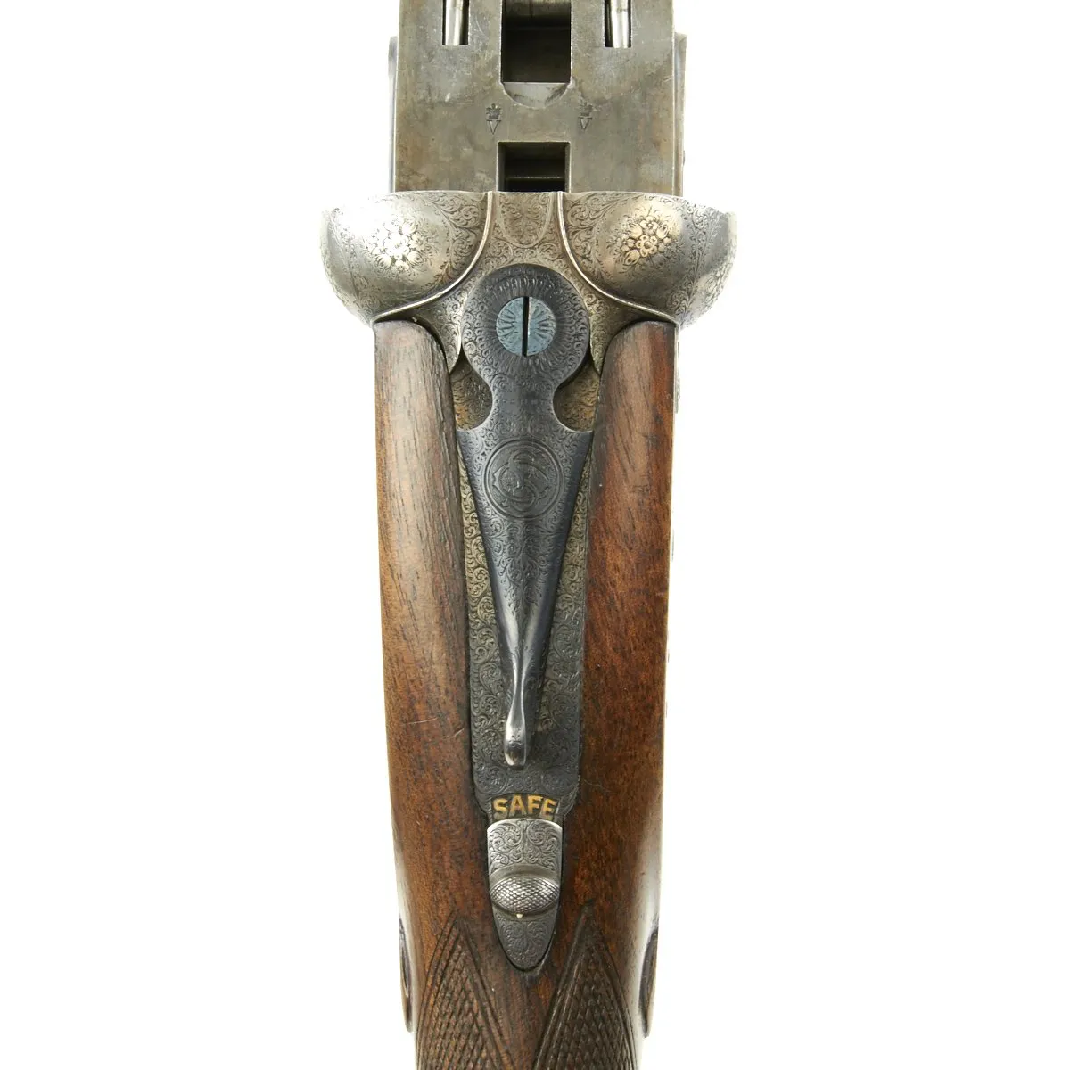 Original English 1893 James Purdey Best Side by Side Sidelock Ejector Game Gun with Original Case Named to Charles Steele