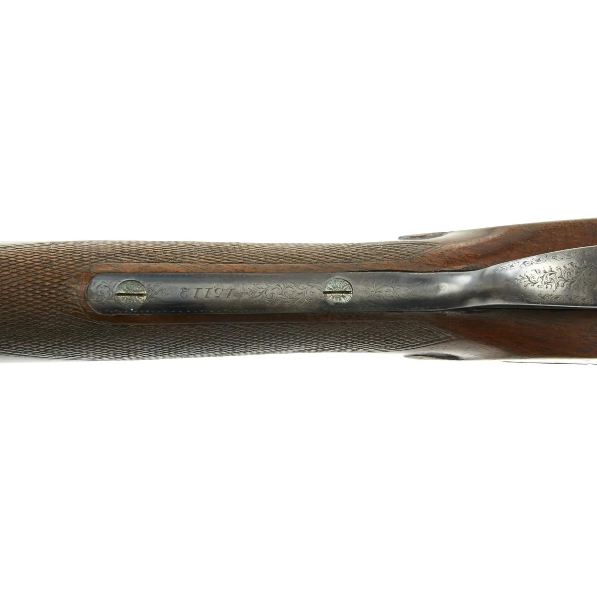 Original English 1893 James Purdey Best Side by Side Sidelock Ejector Game Gun with Original Case Named to Charles Steele