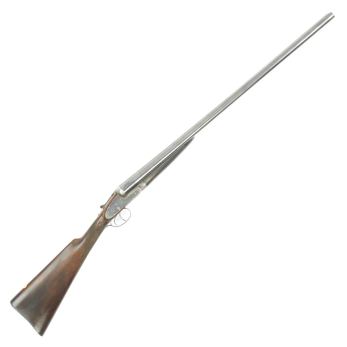 Original English 1893 James Purdey Best Side by Side Sidelock Ejector Game Gun with Original Case Named to Charles Steele