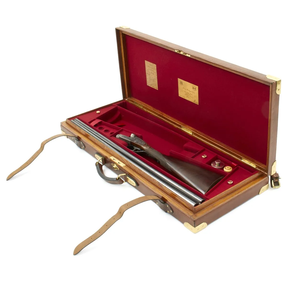 Original English 1893 James Purdey Best Side by Side Sidelock Ejector Game Gun with Original Case Named to Charles Steele
